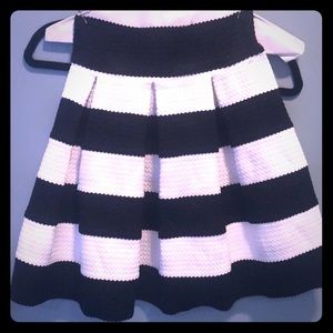 Black and white skirt